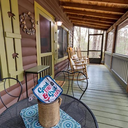 Blue Ridge Cozy Cabin In The Woods With Hot Tub! Ngoại thất bức ảnh
