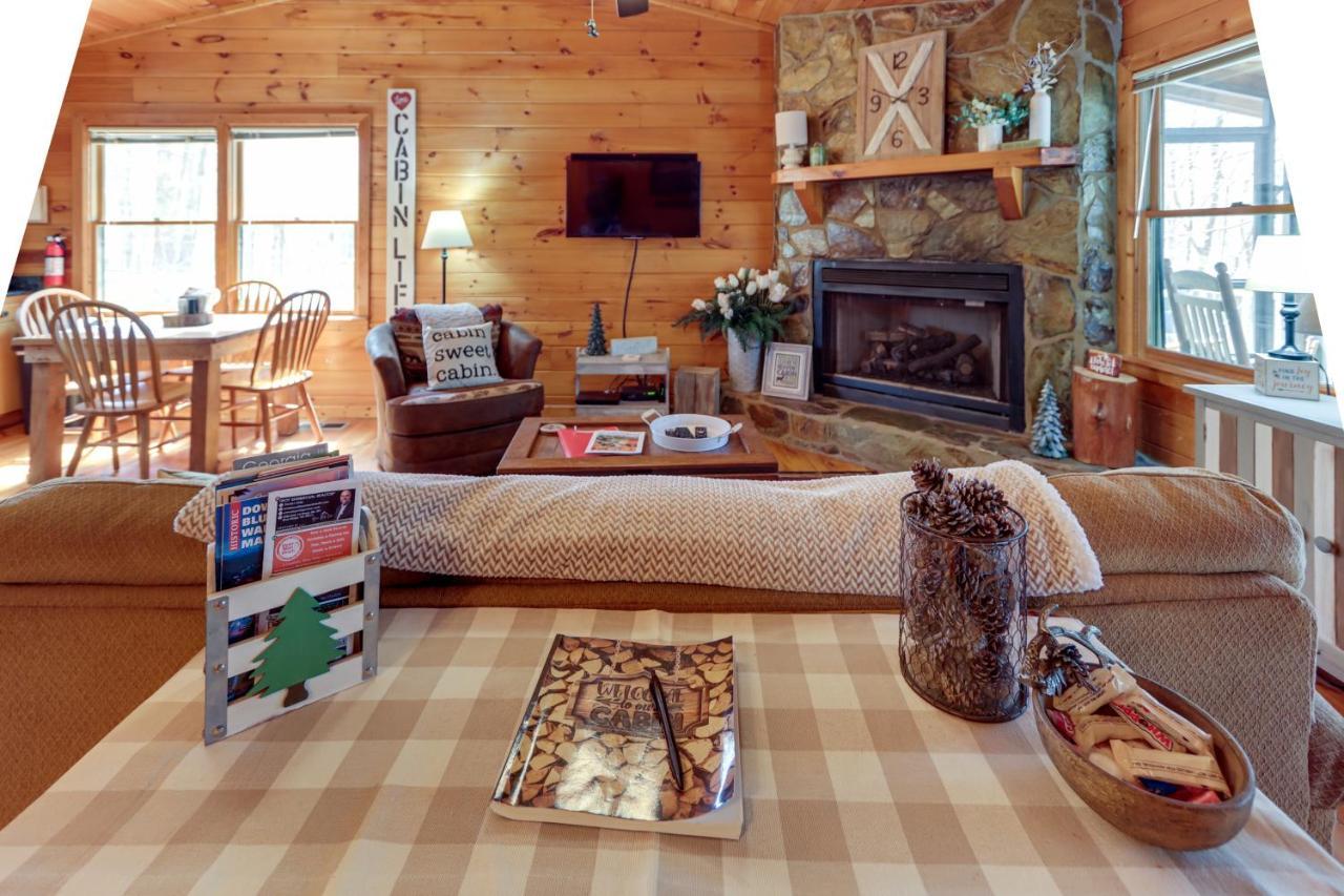 Blue Ridge Cozy Cabin In The Woods With Hot Tub! Ngoại thất bức ảnh