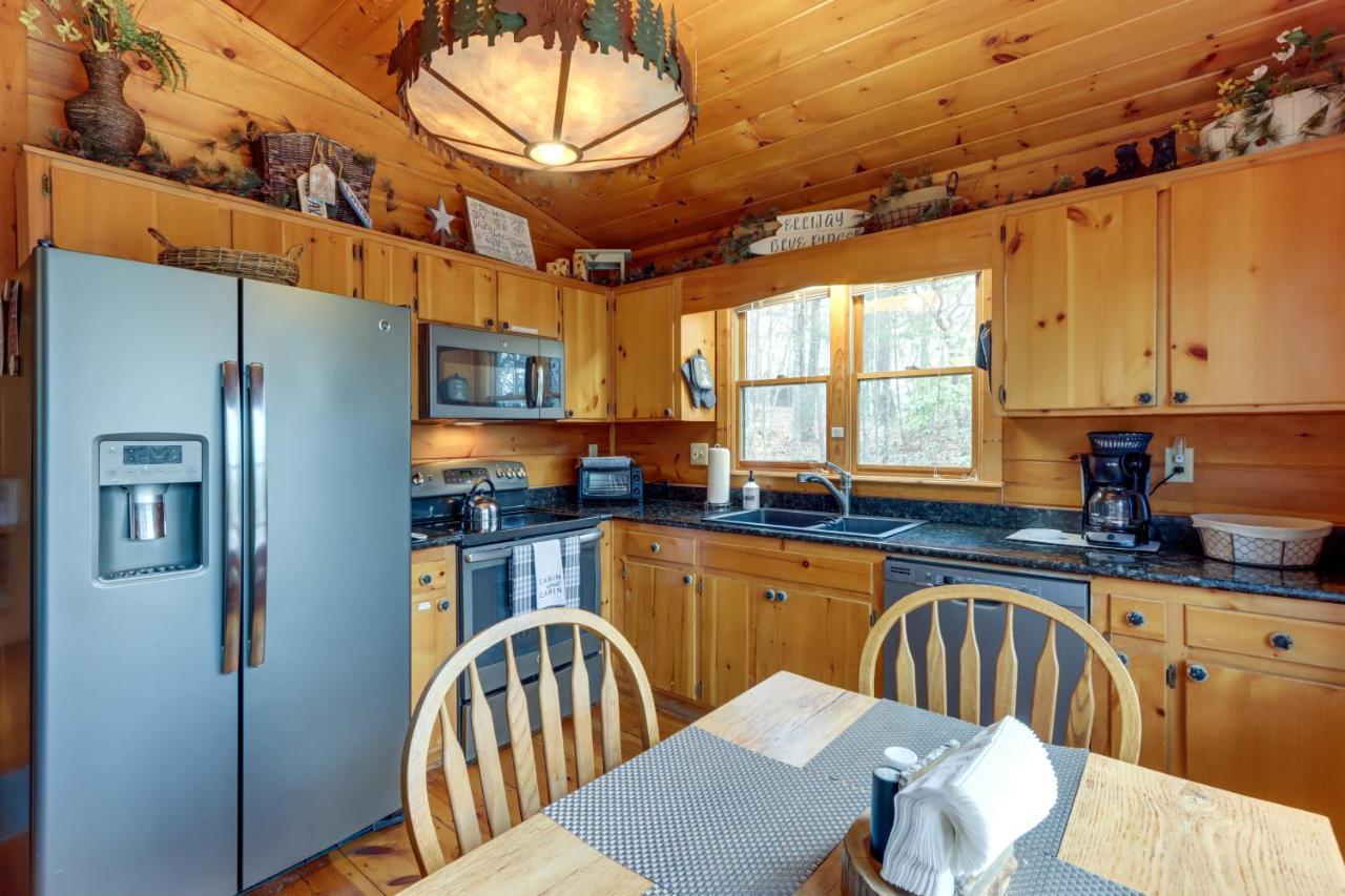 Blue Ridge Cozy Cabin In The Woods With Hot Tub! Ngoại thất bức ảnh