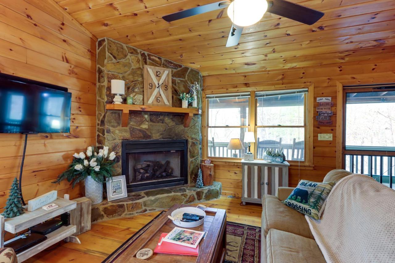 Blue Ridge Cozy Cabin In The Woods With Hot Tub! Ngoại thất bức ảnh