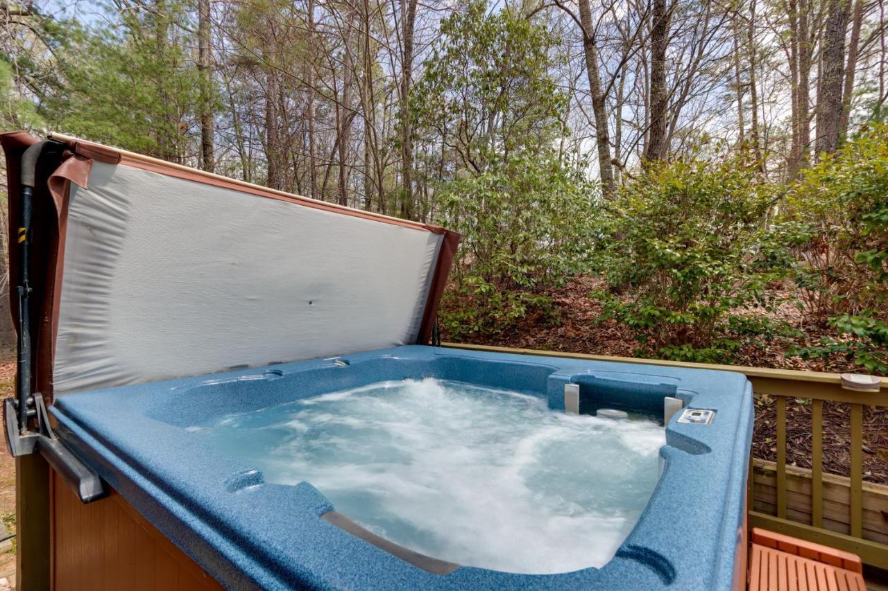 Blue Ridge Cozy Cabin In The Woods With Hot Tub! Ngoại thất bức ảnh