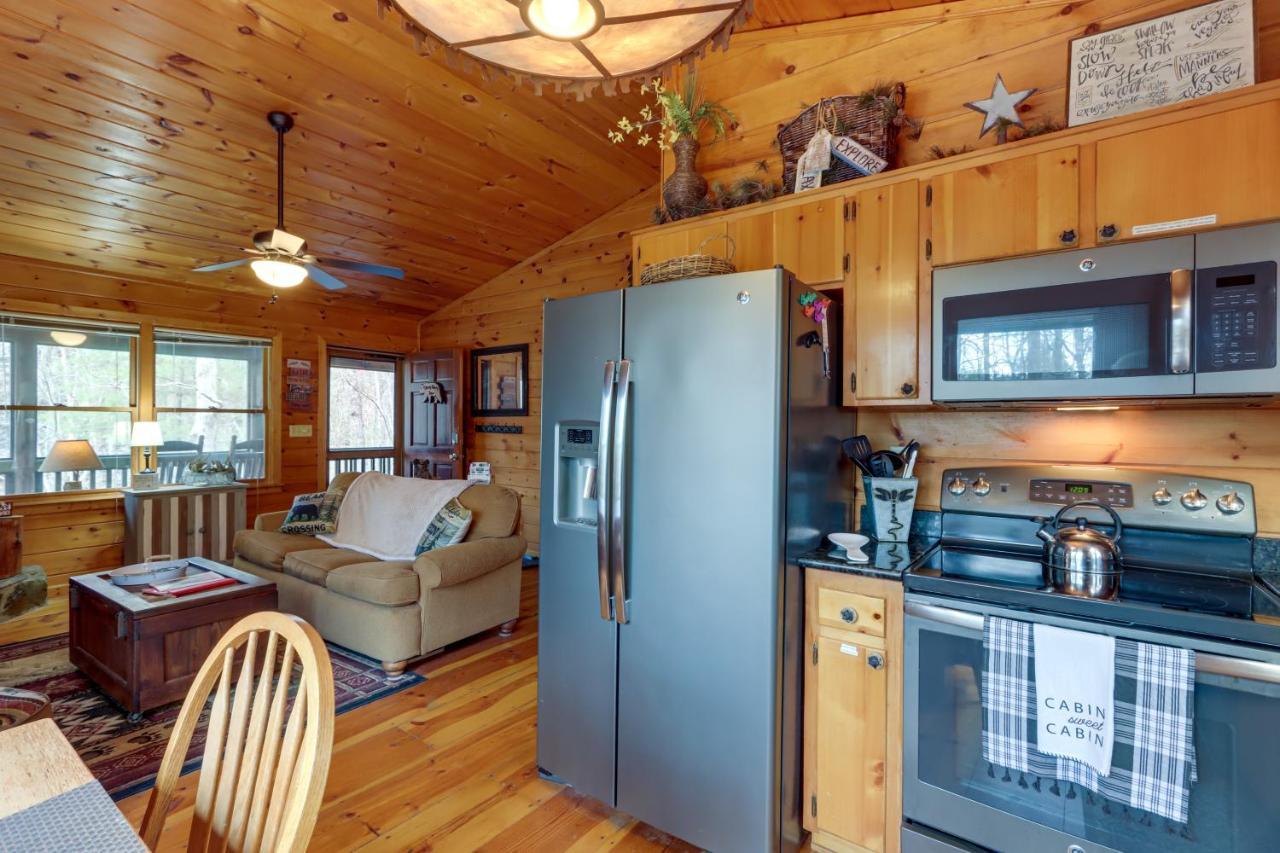 Blue Ridge Cozy Cabin In The Woods With Hot Tub! Ngoại thất bức ảnh