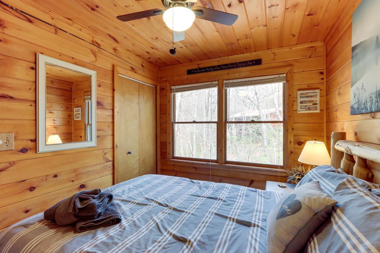 Blue Ridge Cozy Cabin In The Woods With Hot Tub! Ngoại thất bức ảnh