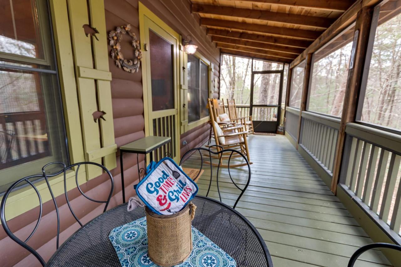 Blue Ridge Cozy Cabin In The Woods With Hot Tub! Ngoại thất bức ảnh