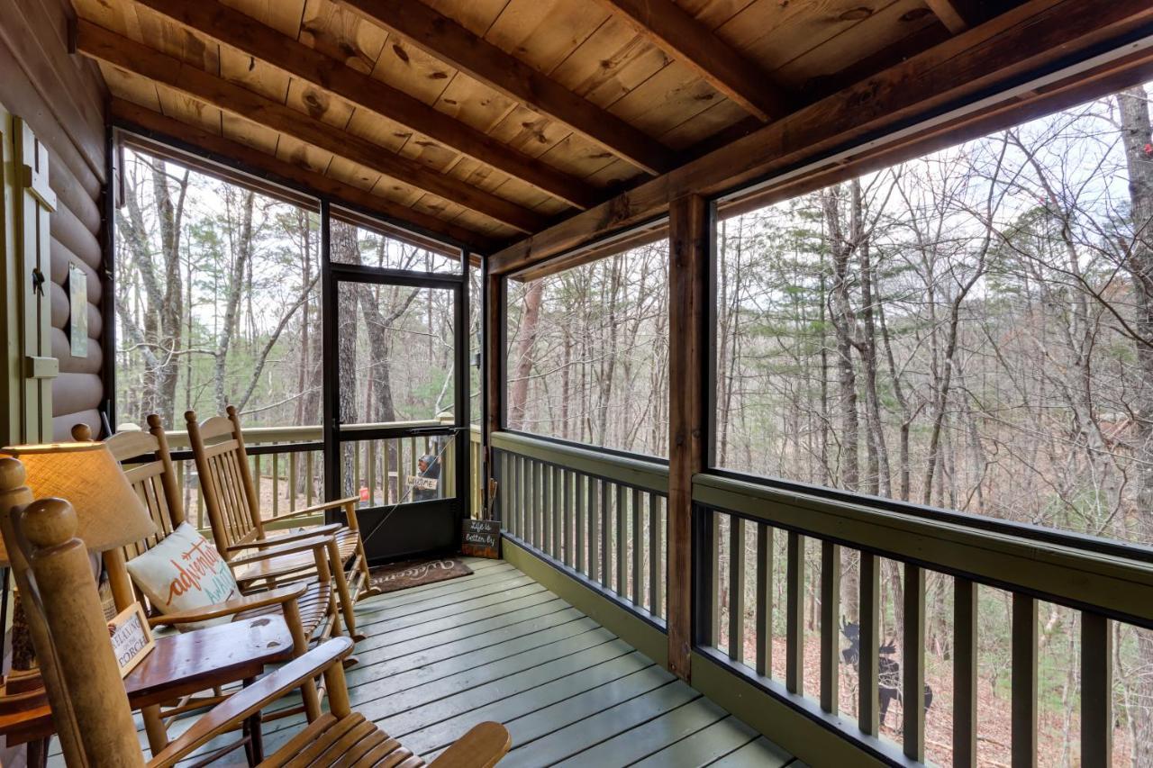 Blue Ridge Cozy Cabin In The Woods With Hot Tub! Ngoại thất bức ảnh