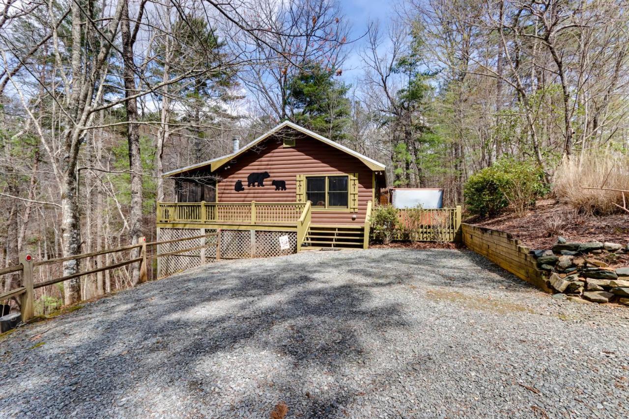 Blue Ridge Cozy Cabin In The Woods With Hot Tub! Ngoại thất bức ảnh