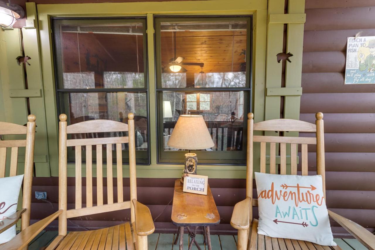 Blue Ridge Cozy Cabin In The Woods With Hot Tub! Ngoại thất bức ảnh
